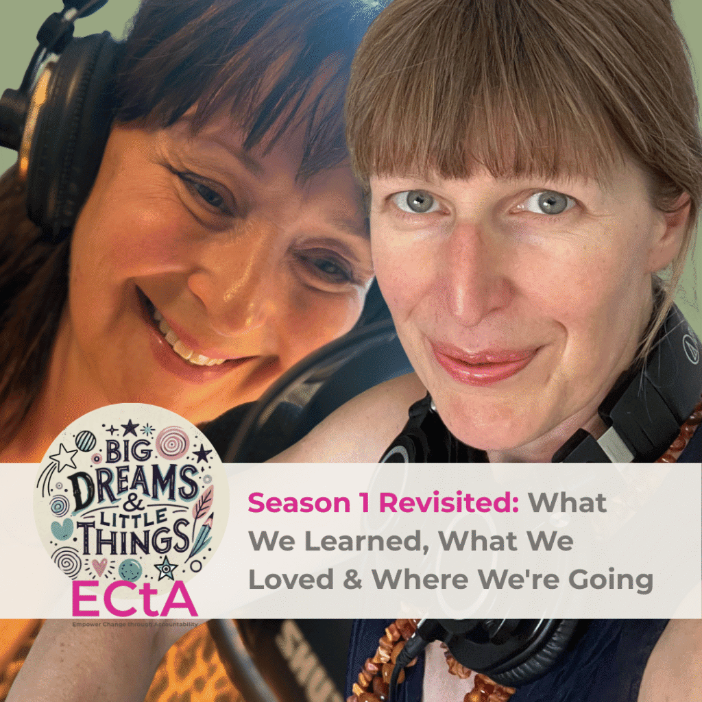 Cover art fro Big Dreams & Little Things Episode Season 1 Recap: What We Learned, What We Loved & Where We Are Going